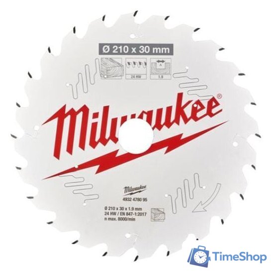 Пильный диск Milwaukee 4932478095 - Изображение №1 — Интернет-магазин Time-Shop