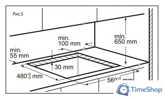 Варочная панель MAUNFELD EGHS.64.6CS/G - Изображение №2 — Интернет-магазин Time-Shop