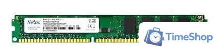 Оперативная память Netac Basic 8GB DDR3 PC3-12800 NTBSD3P16SP-08 - Изображение №1 — Интернет-магазин Time-Shop