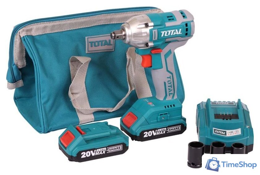 Гайковерт Total TIWLI2001 (с 2-мя АКБ, сумка) - Изображение №1 — Интернет-магазин Time-Shop