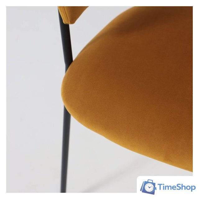 Стул с подлокотниками Алвест AV 433 (карри бархат Confetti chai tea/черный) - Изображение №12 — Интернет-магазин Time-Shop