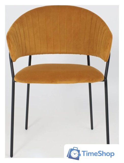 Стул с подлокотниками Алвест AV 433 (карри бархат Confetti chai tea/черный) - Изображение №6 — Интернет-магазин Time-Shop