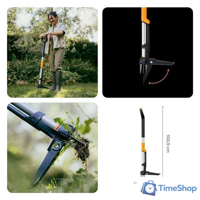 Корнеудалитель Fiskars 1080510 - Изображение №5 — Интернет-магазин Time-Shop