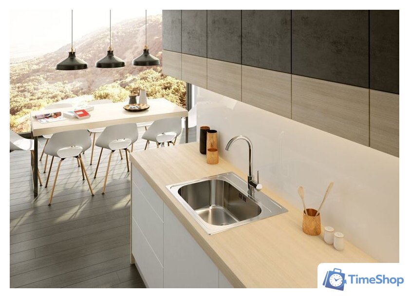 Кухонная мойка Deante Soul ZYU 3103 (оформление) - Изображение №2 — Интернет-магазин Time-Shop