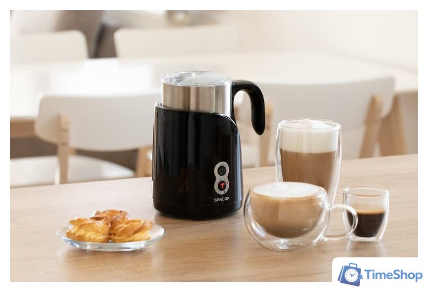 Автоматический вспениватель молока Sencor SMF 4000BK - Изображение №9 — Интернет-магазин Time-Shop
