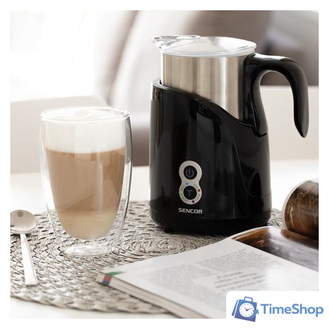Автоматический вспениватель молока Sencor SMF 4000BK - Изображение №10 — Интернет-магазин Time-Shop
