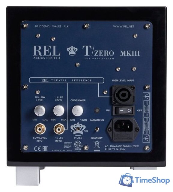 Проводной сабвуфер REL Tzero MKIII (черный) - Изображение №4 — Интернет-магазин Time-Shop