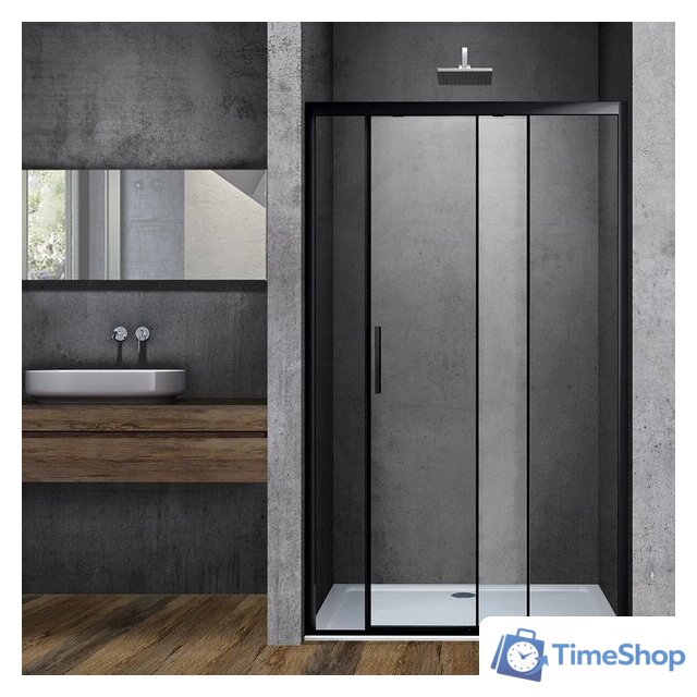 Душевая дверь Vincea Soft VDS-3SO120CLB (черный/прозрачное) - Изображение №1 — Интернет-магазин Time-Shop