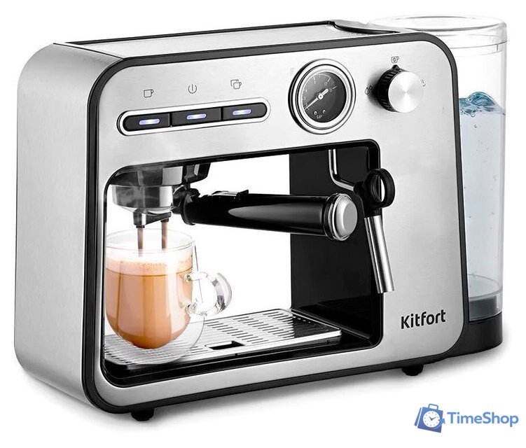 Рожковая кофеварка Kitfort KT-7515 - Изображение №1 — Интернет-магазин Time-Shop