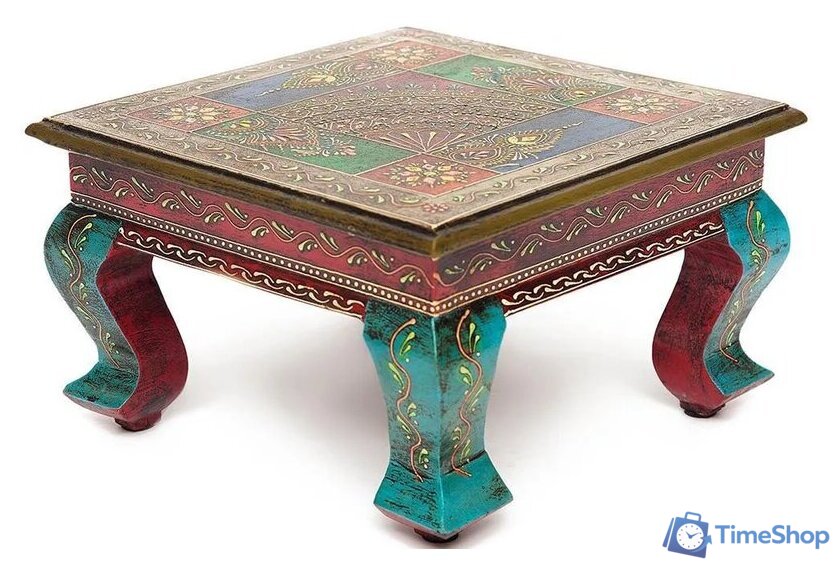 Журнальный столик TetChair Secret De Maison Havely mod. BJ-001 (дерево манго/этническая роспись) - Изображение №1 — Интернет-магазин Time-Shop
