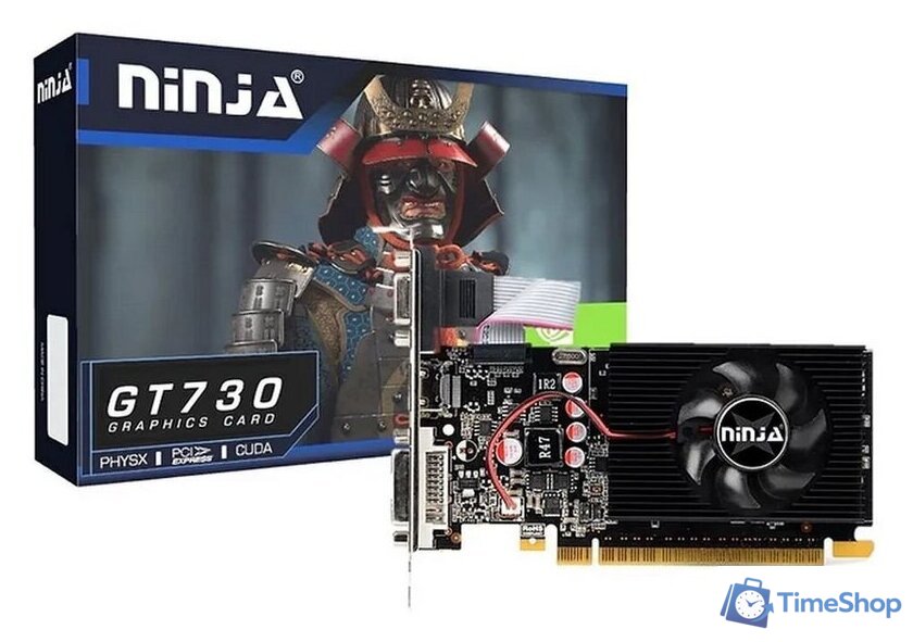 Видеокарта Sinotex Ninja GeForce GT 730 2GB DDR3 NF73NP023F - Изображение №2 — Интернет-магазин Time-Shop