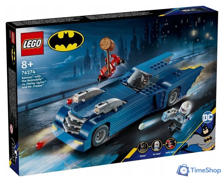 Конструктор LEGO Batman 76274 Бэтмен на Бэтмобиле против Харли Квинн и Мистера Фриза - Изображение №1 — Интернет-магазин Time-Shop