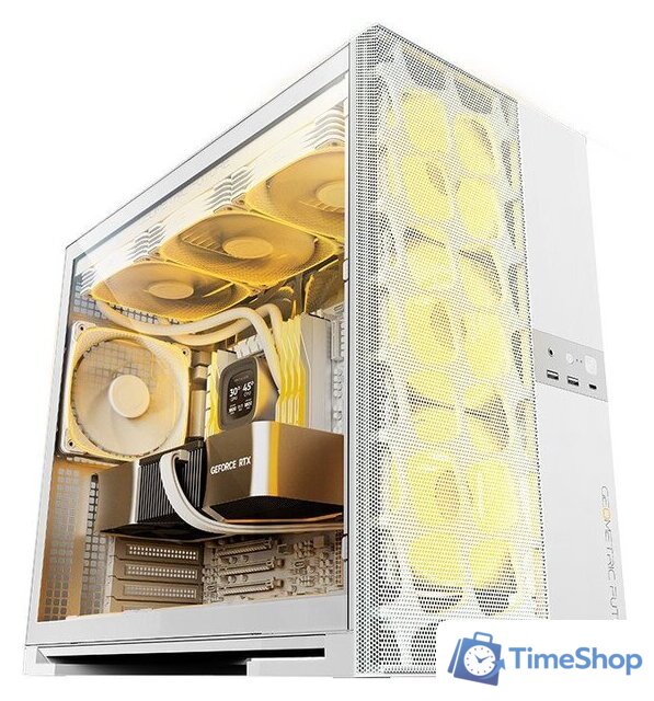 Корпус Geometric Future Model 5 Vent 5FAN (белый) - Изображение №1 — Интернет-магазин Time-Shop