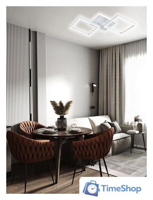 Припотолочная люстра Aitin Pro L73066/2T (белый) - Изображение №3 — Интернет-магазин Time-Shop