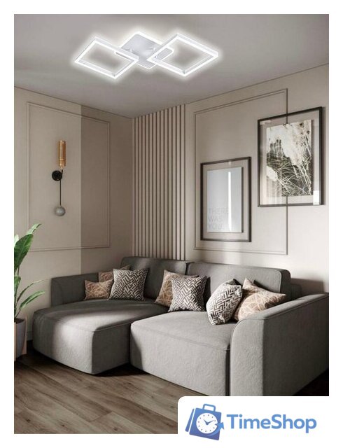 Припотолочная люстра Aitin Pro L73066/2T (белый) - Изображение №2 — Интернет-магазин Time-Shop