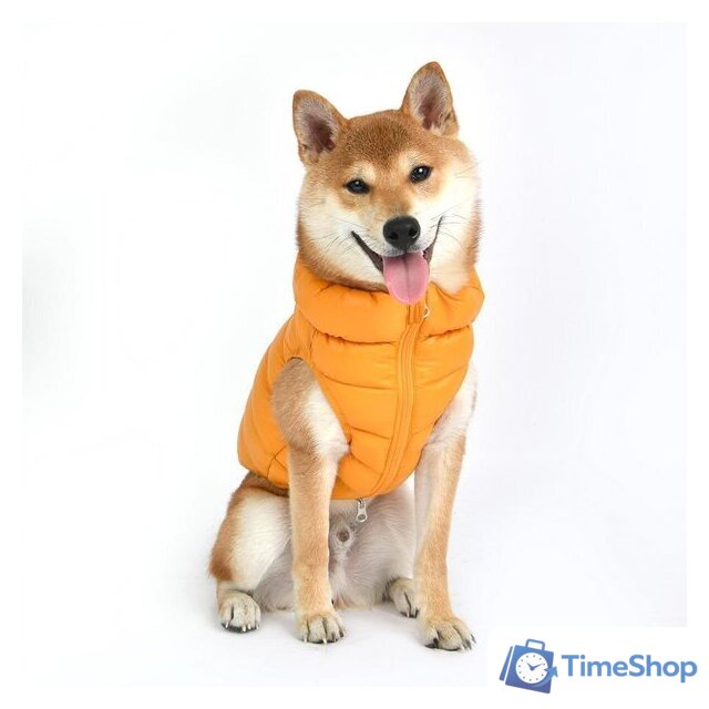 Жилетка для животных Puppia Ultra Light Vest A PAPD-JM1670-MS-S (оранжевый) - Изображение №3 — Интернет-магазин Time-Shop