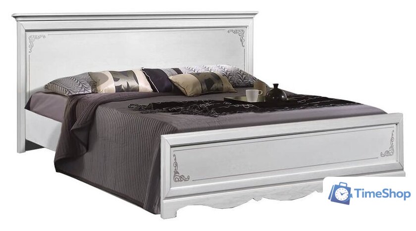 Кровать Гомельдрев Лолита ГМ 8804В-03 180x200 Дуб (альпийский дуб) - Изображение №1 — Интернет-магазин Time-Shop