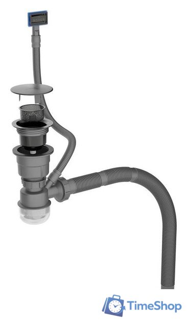 Кухонная мойка Roxen Simple 560220-60B-V графит/текстурная PVD покрытие (с коландером и дозатором) - Изображение №15 — Интернет-магазин Time-Shop