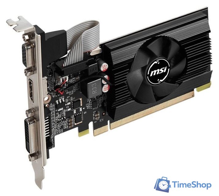 Видеокарта MSI GeForce GT 730 2GB DDR3 N730K-2GD3/LP - Изображение №3 — Интернет-магазин Time-Shop
