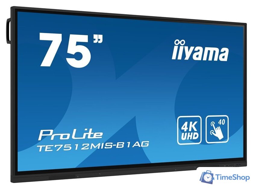 Интерактивная панель iiyama ProLite TE7512MIS-B1AG - Изображение №2 — Интернет-магазин Time-Shop
