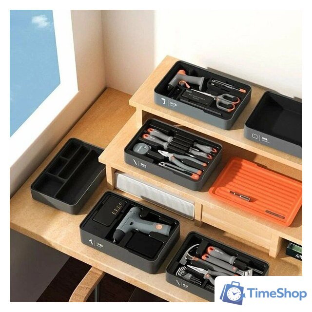 Набор домашнего мастера Deli H1001-ADE (15 предметов) - Изображение №7 — Интернет-магазин Time-Shop