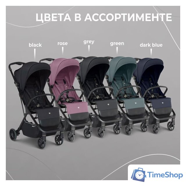 Коляска прогулочная «книга» Sweet Baby Colibri (серый) - Изображение №8 — Интернет-магазин Time-Shop