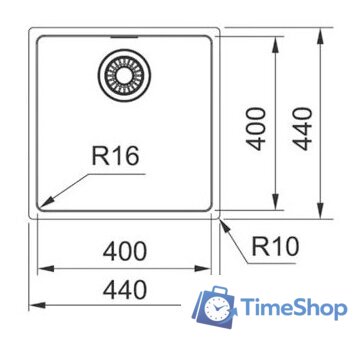 Кухонная мойка Franke FEX 110-40 - Изображение №2 — Интернет-магазин Time-Shop