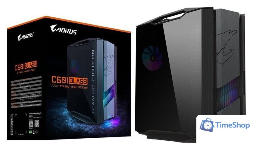 Корпус Gigabyte Aorus C601 Glass Global - Изображение №10 — Интернет-магазин Time-Shop
