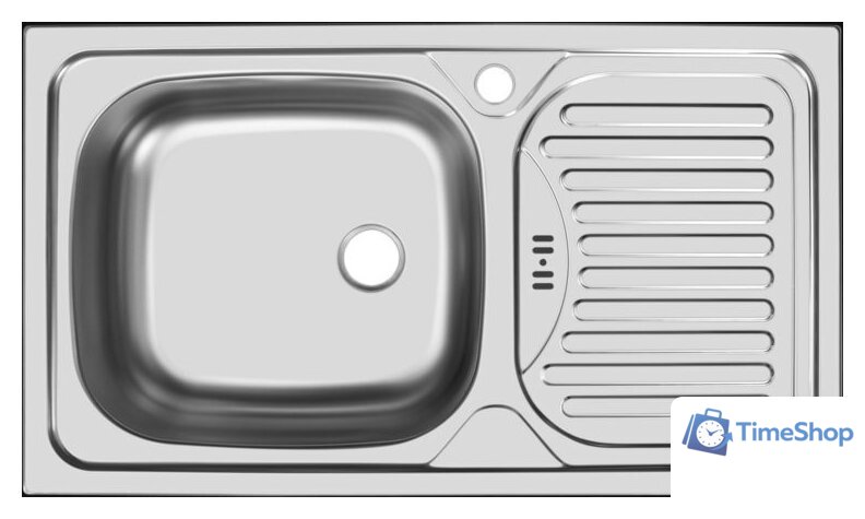 Кухонная мойка Ukinox Классика CLM760.435 --GW6K 2L- (с сифоном) - Изображение №1 — Интернет-магазин Time-Shop