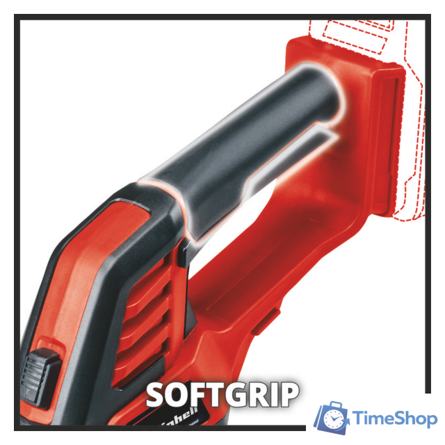 Кусторез + ножницы Einhell GE-CG 18/100 Li T-Solo 3410310 (без АКБ) - Изображение №4 — Интернет-магазин Time-Shop