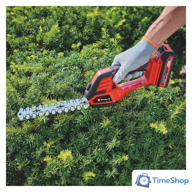 Кусторез + ножницы Einhell GE-CG 18/100 Li T-Solo 3410310 (без АКБ) - Изображение №9 — Интернет-магазин Time-Shop