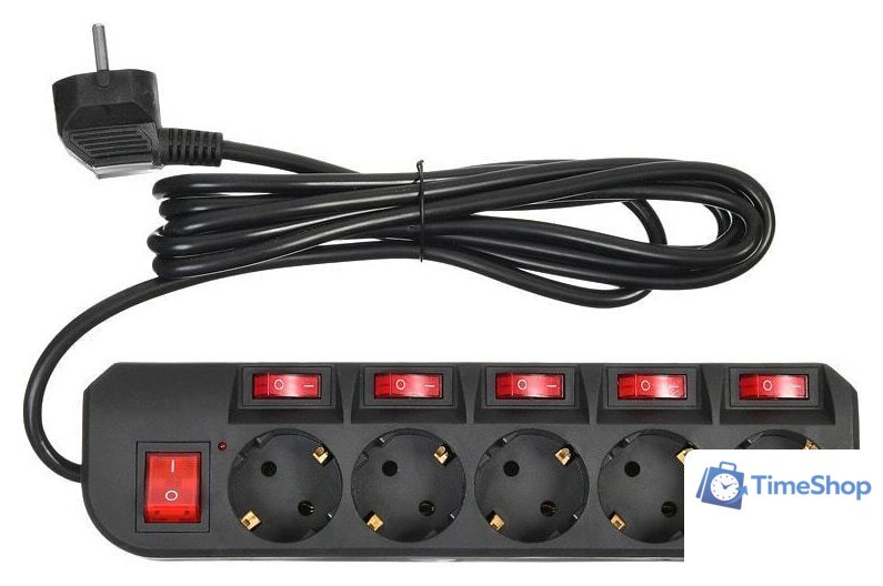 Сетевой фильтр Buro 500SH-3-SW-B - Изображение №1 — Интернет-магазин Time-Shop