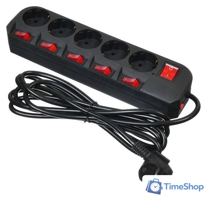 Сетевой фильтр Buro 500SH-3-SW-B - Изображение №2 — Интернет-магазин Time-Shop