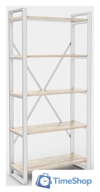 Стеллаж Hype Mebel Стандарт-2 50x200 (белый/древесина белая) - Изображение №1 — Интернет-магазин Time-Shop