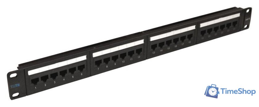 Патч-панель TWT TWT-PP24UTP/6 - Изображение №1 — Интернет-магазин Time-Shop