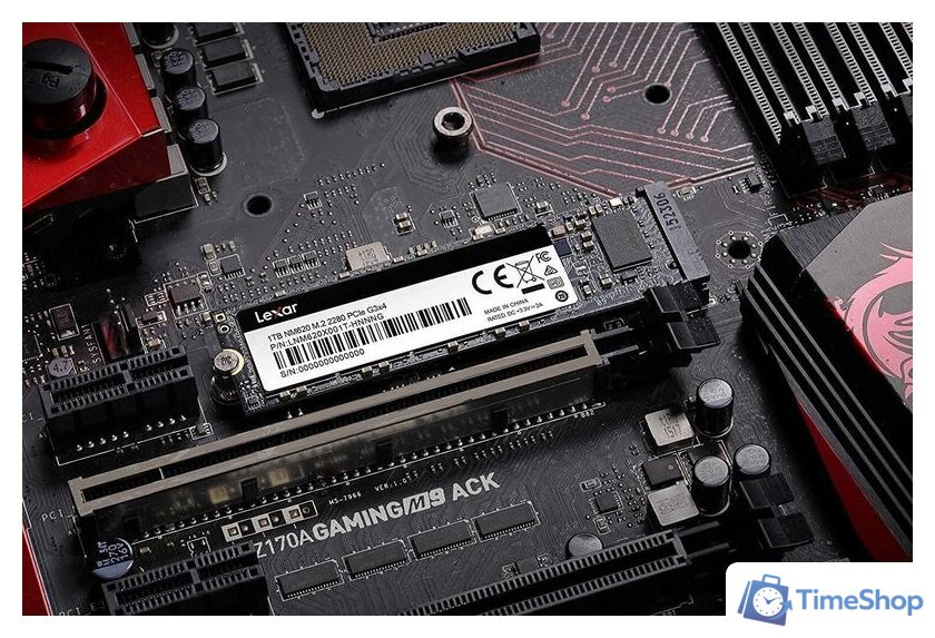 SSD Lexar NM620 256GB LNM620X256G-RNNNG - Изображение №4 — Интернет-магазин Time-Shop