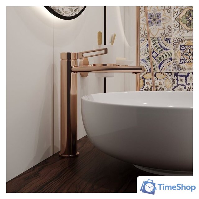 Смеситель Wellsee ONCE! and forever 182409000, отдельностоящий (розовое золото) - Изображение №7 — Интернет-магазин Time-Shop