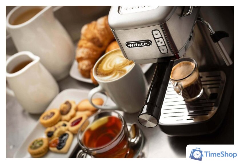 Рожковая кофеварка Ariete 1380/10 - Изображение №4 — Интернет-магазин Time-Shop