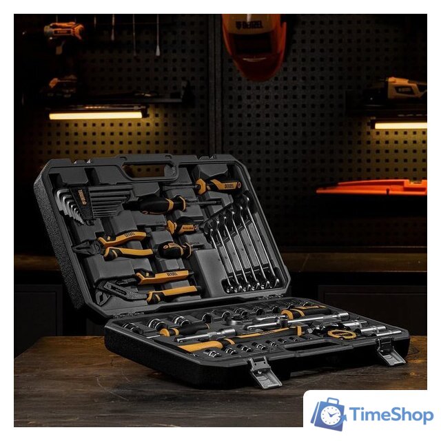 Набор домашнего мастера Denzel 15801 (64 предмета) - Изображение №21 — Интернет-магазин Time-Shop