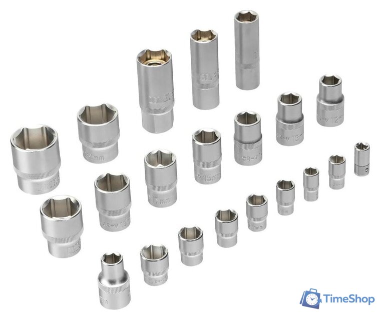 Набор домашнего мастера Denzel 15801 (64 предмета) - Изображение №8 — Интернет-магазин Time-Shop