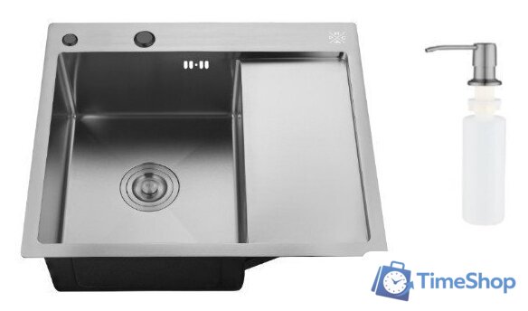 Кухонная мойка РМС MRK-5851BL-L (с дозатором) - Изображение №1 — Интернет-магазин Time-Shop