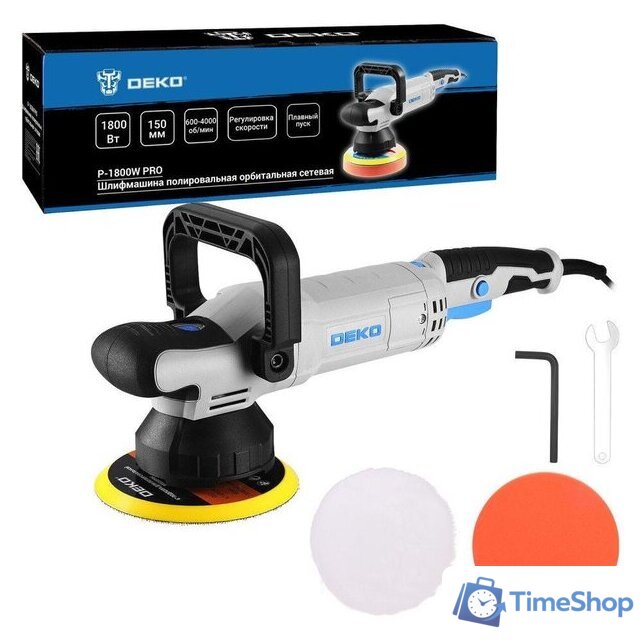 Полировальная машина Deko P-1800W PRO 084-1098 - Изображение №1 — Интернет-магазин Time-Shop