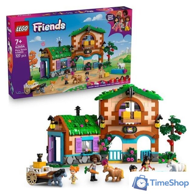 Конструктор LEGO Friends 42654 Ранчо и конюшня пони - Изображение №1 — Интернет-магазин Time-Shop