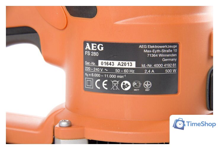 Виброшлифмашина AEG Powertools FS 280 - Изображение №5 — Интернет-магазин Time-Shop