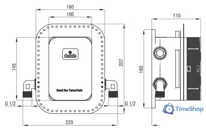 Душевая система  Deante Box BXYZAECT - Изображение №7 — Интернет-магазин Time-Shop