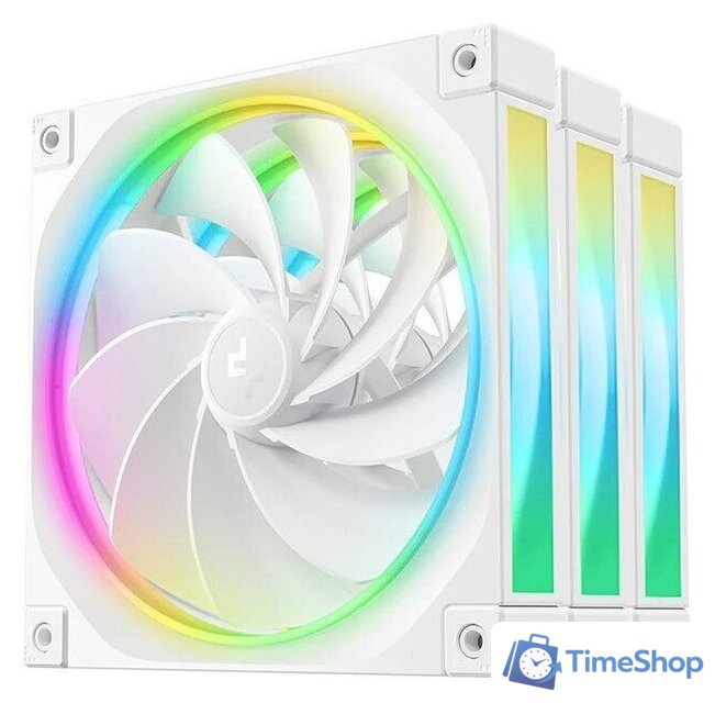 Комплект вентиляторов для корпуса DeepCool FL14R WH 3 IN 1 R-FL14R-WHAPN3-G - Изображение №1 — Интернет-магазин Time-Shop