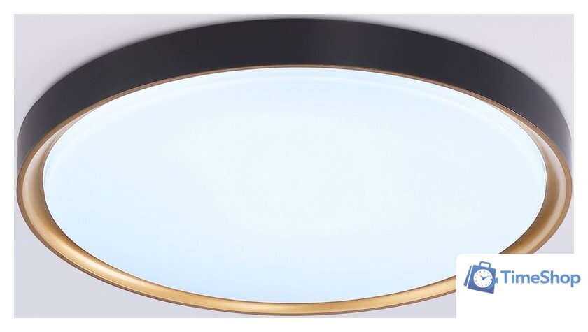 Припотолочная люстра Ambrella light Orbital FZ1249 BK/GD (черный/золото) - Изображение №1 — Интернет-магазин Time-Shop