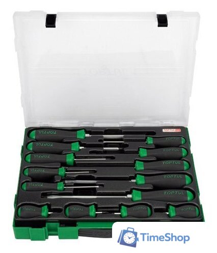 Набор отверток Toptul GZC14010 14 предметов - Изображение №1 — Интернет-магазин Time-Shop