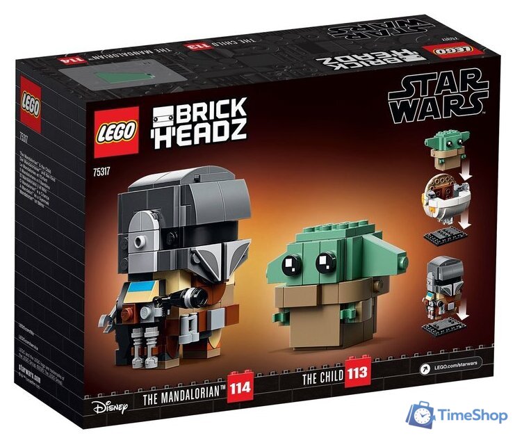 Конструктор LEGO Star Wars 75317 Мандалорец и малыш - Изображение №2 — Интернет-магазин Time-Shop