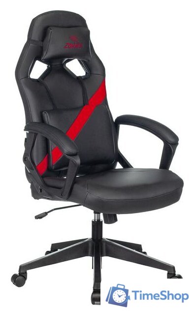Игровое (геймерское) кресло Zombie Driver (черный/красный) - Изображение №1 — Интернет-магазин Time-Shop